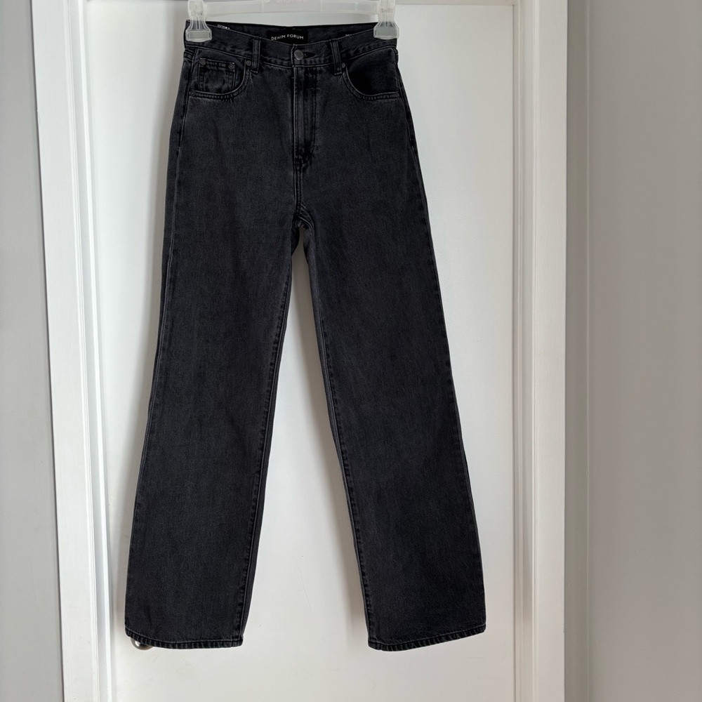 Aritzia Farrah hi-rise Wide Jeans size 25 used black